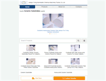 Tablet Screenshot of ceramic-substrate.com